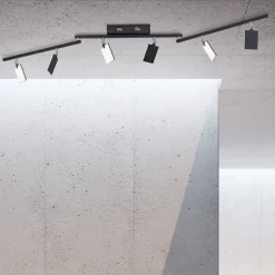 PURE Mira plafondlamp 6-lamps remote CCT zwart