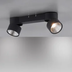 Pure Nola LED plafondlamp 2-lamps zwart