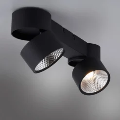 Pure Nola LED plafondlamp 2-lamps zwart