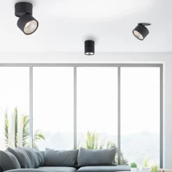 Pure Nola LED plafondlamp 1-lamp zwart