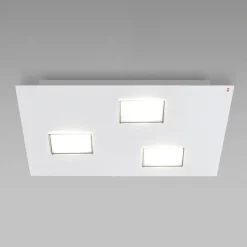 Quarter - LED plafondlamp in wit met 3 LED's