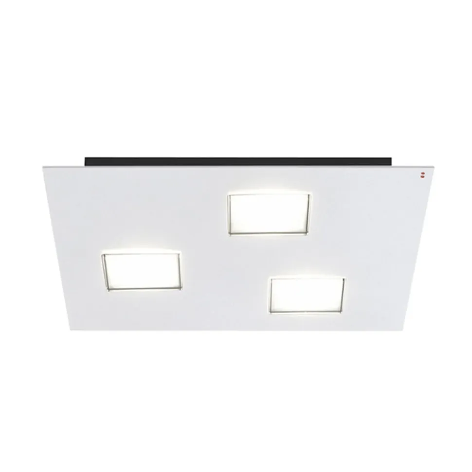 Quarter - LED plafondlamp in wit met 3 LED's
