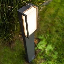Qubo - LED tuinpadverlichting in rechte vorm