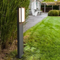 Qubo - LED tuinpadverlichting in rechte vorm