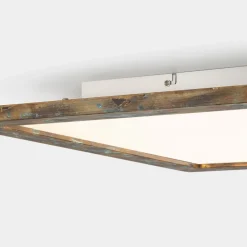 Quitani Aurinor LED paneel, goudkleurig gepatineerd, 68 cm