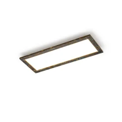 Quitani Aurinor LED paneel, goudkleurig gepatineerd, 86 cm