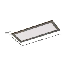 Quitani Aurinor LED paneel, goudkleurig gepatineerd, 86 cm