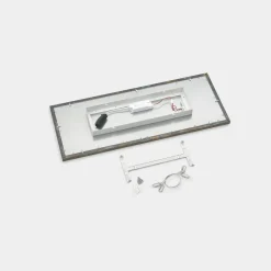 Quitani Aurinor LED paneel, goudkleurig gepatineerd, 86 cm