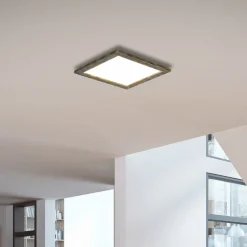 Quitani Aurinor LED paneel, goudkleurig gepatineerd, 45 cm