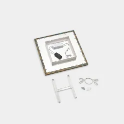 Quitani Aurinor LED paneel, goudkleurig gepatineerd, 45 cm