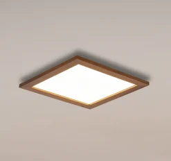 Quitani Aurinor LED paneel, walnoot, 45 cm