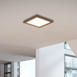 Quitani Aurinor LED paneel, walnoot, 45 cm