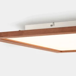 Quitani Aurinor LED paneel, walnoot, 45 cm