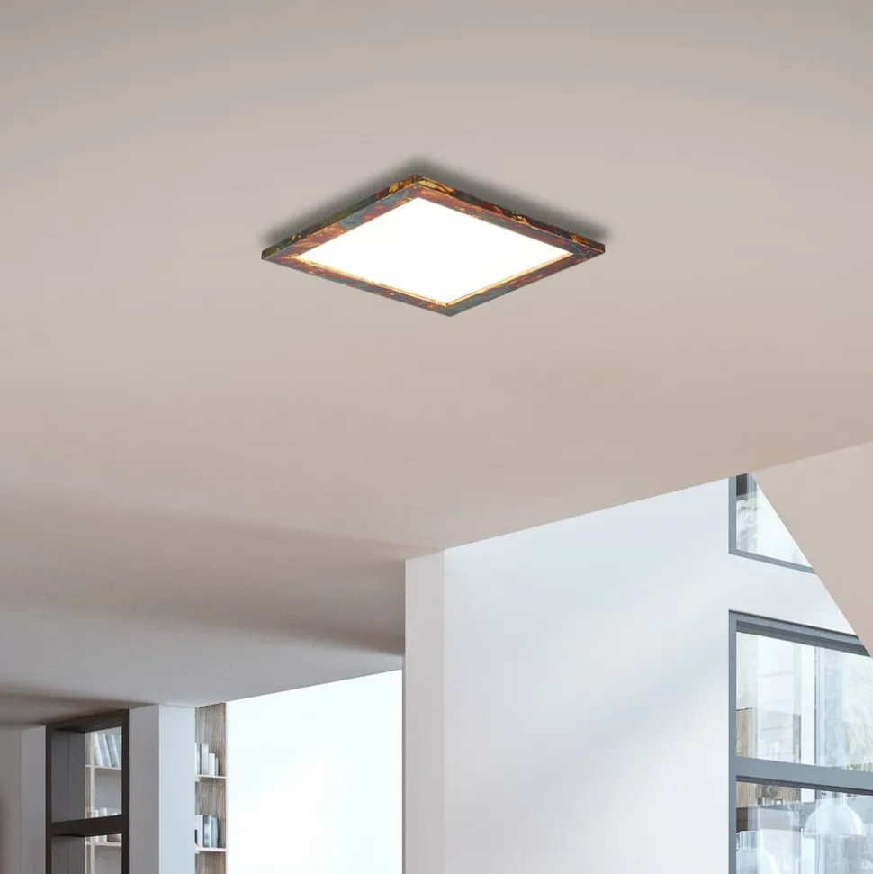 Quitani Aurinor LED paneel, goudkleurig, 45 cm