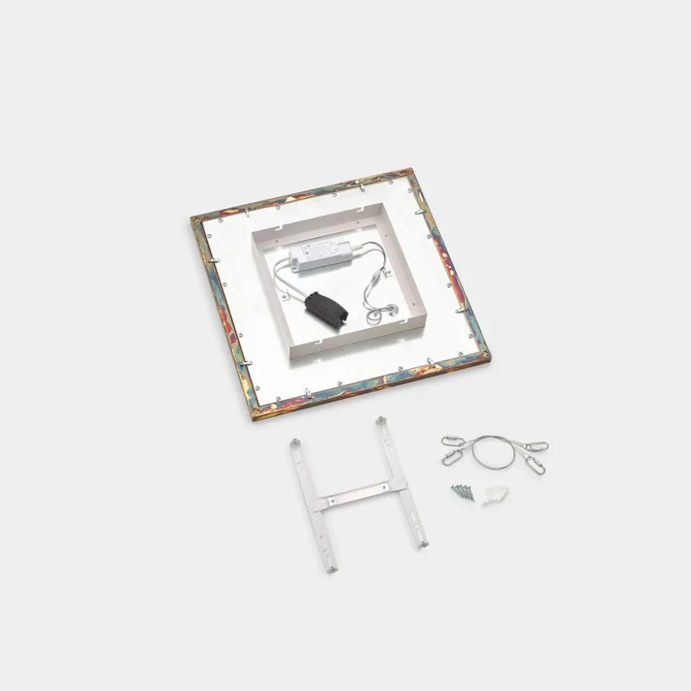 Quitani Aurinor LED paneel, goudkleurig, 45 cm