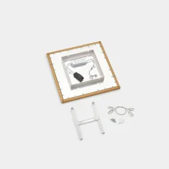 Quitani Aurinor LED paneel, eiken naturel, 45 cm