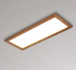 Quitani Aurinor LED paneel, walnoot, 86 cm