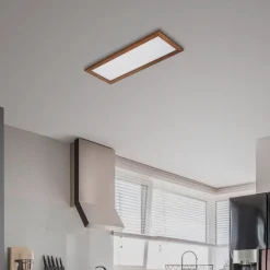 Quitani Aurinor LED paneel, walnoot, 86 cm