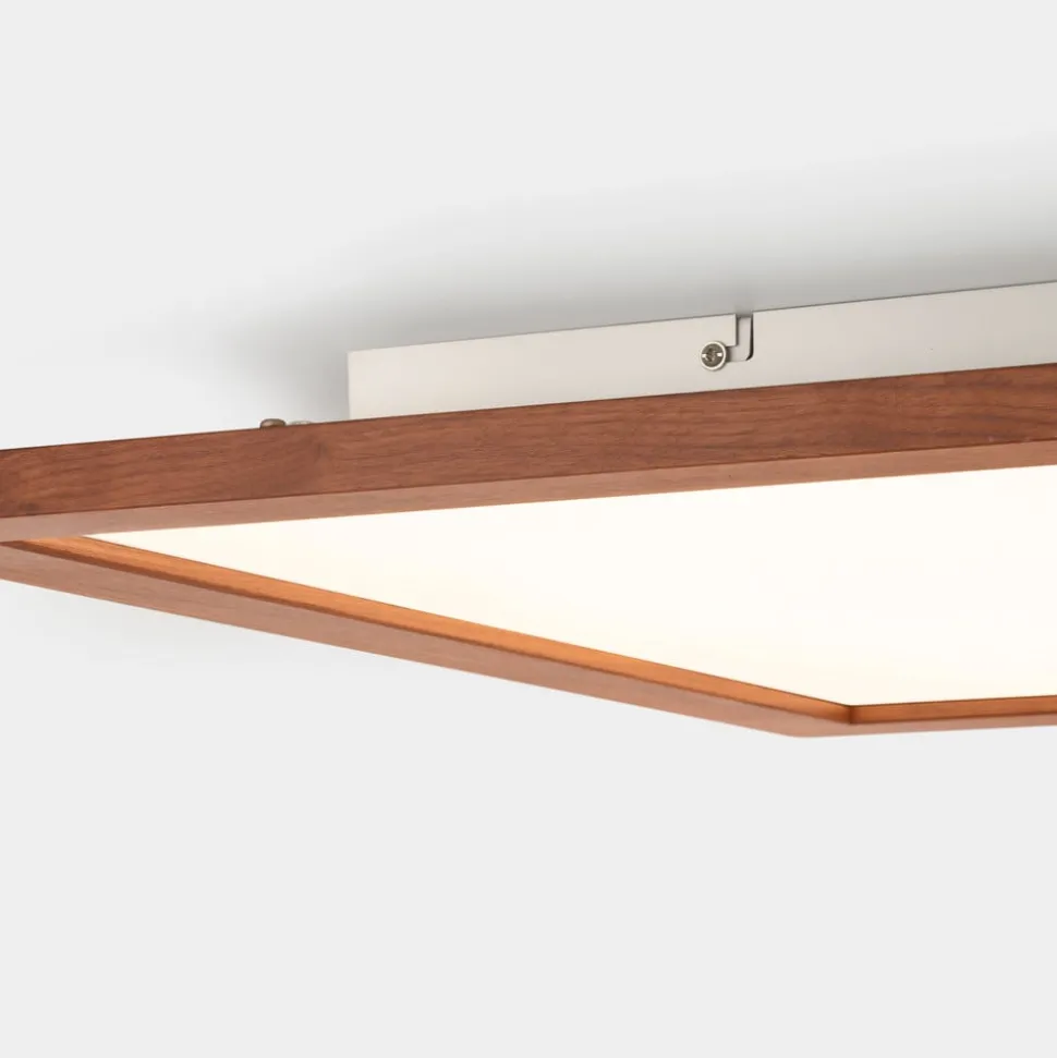 Quitani Aurinor LED paneel, walnoot, 86 cm