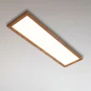 Quitani Aurinor LED paneel, walnoot, 125 cm