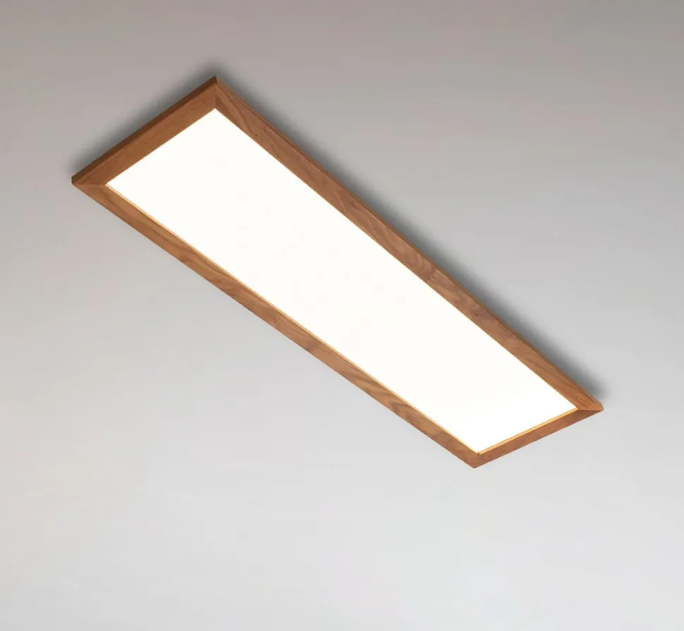 Quitani Aurinor LED paneel, walnoot, 125 cm