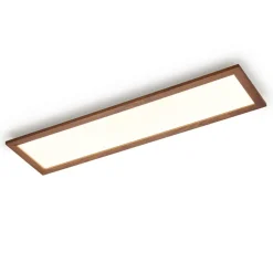 Quitani Aurinor LED paneel, walnoot, 125 cm