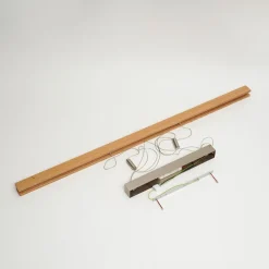 Quitani hanglamp Alin, lengte 138 cm, natuurlijk eiken