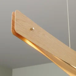 Quitani hanglamp Lian, eik/natuur