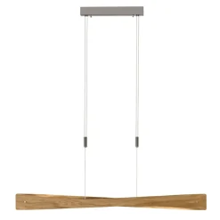 Quitani hanglamp Lian, eikenhout