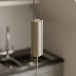 Quitani hanglamp Lian, eikenhout