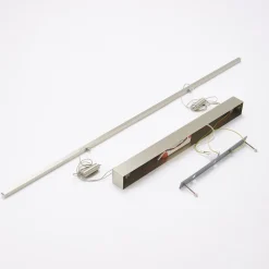 Quitani hanglamp Tolu, nikkel, lengte 120 cm