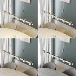 Quitani LED hanglamp Niro, in hoogte verstelbaar, dimbaar