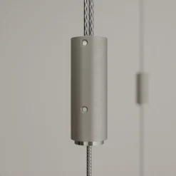 Quitani LED hanglamp Nora, eiken natuur, lengte 158 cm