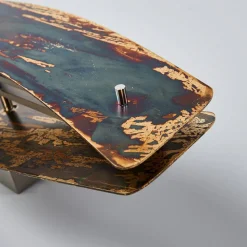 Quitani LED wandlamp Lian, geoxideerd, dimbaar