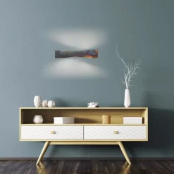 Quitani LED wandlamp Lian, goud geoxideerd