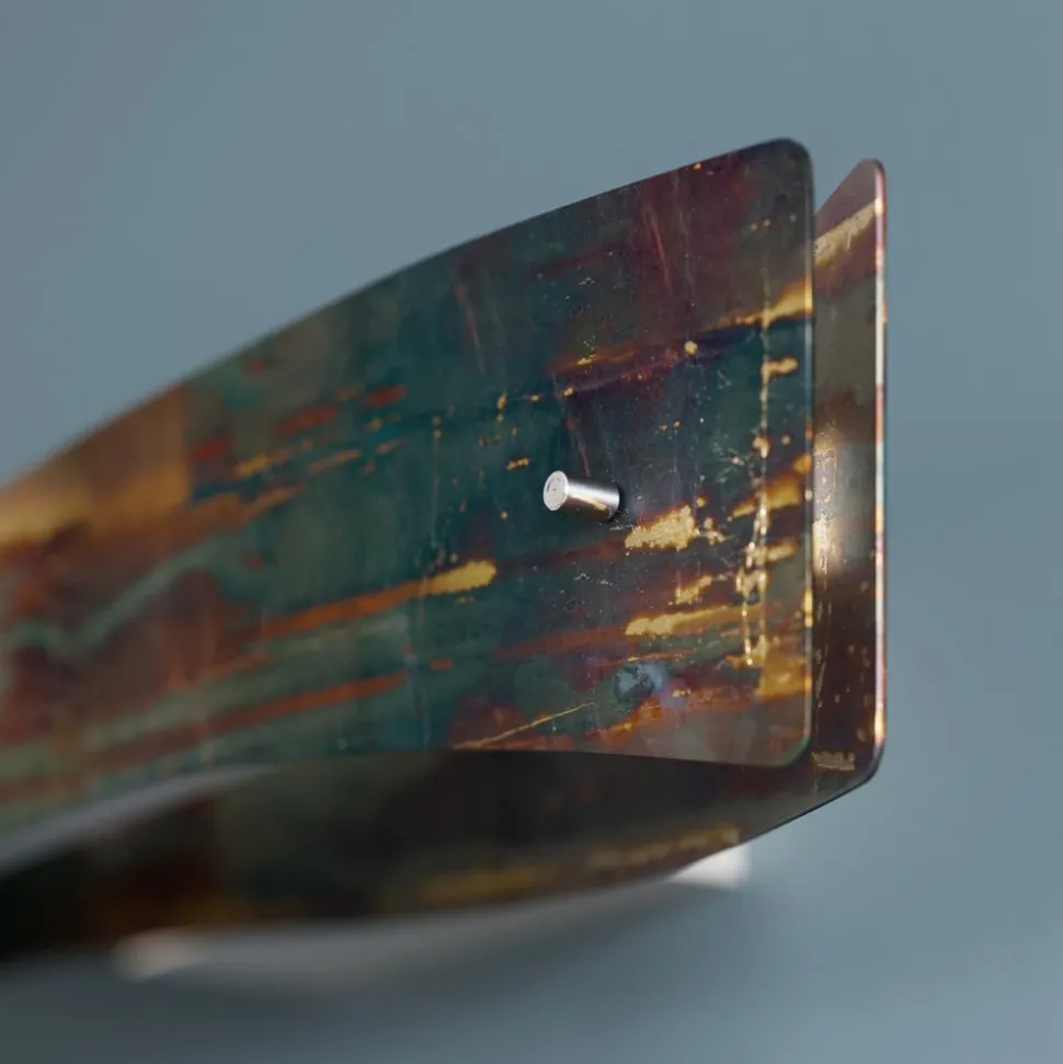 Quitani LED wandlamp Lian, goud geoxideerd