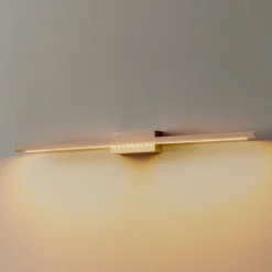 Quitani LED wandlamp Tolu, nikkel, 65 cm