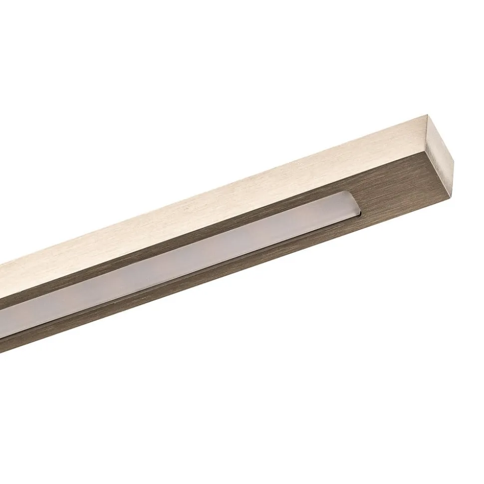 Quitani LED wandlamp Tolu, nikkel, 65 cm