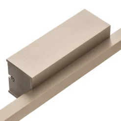 Quitani LED wandlamp Tolu, nikkel, 65 cm