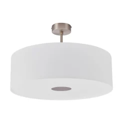 Quitani plafondlamp Gala, Ø 50 cm, chintz wit