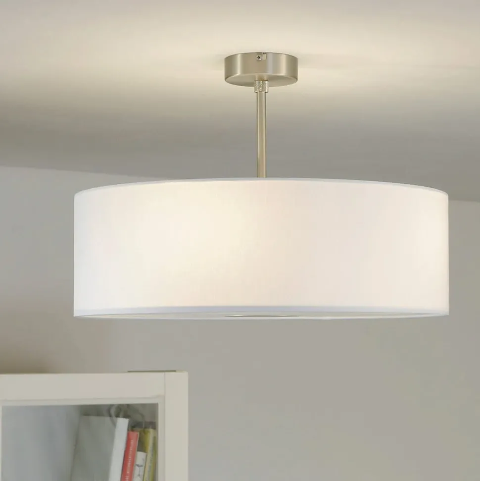 Quitani plafondlamp Gala, Ø 50 cm, chintz wit