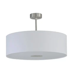 Quitani plafondlamp Gala, Ø 50 cm, chintz wit