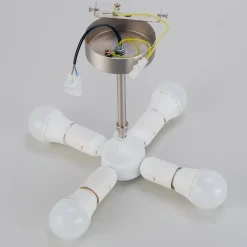 Quitani plafondlamp Gala, Ø 50 cm, chintz wit