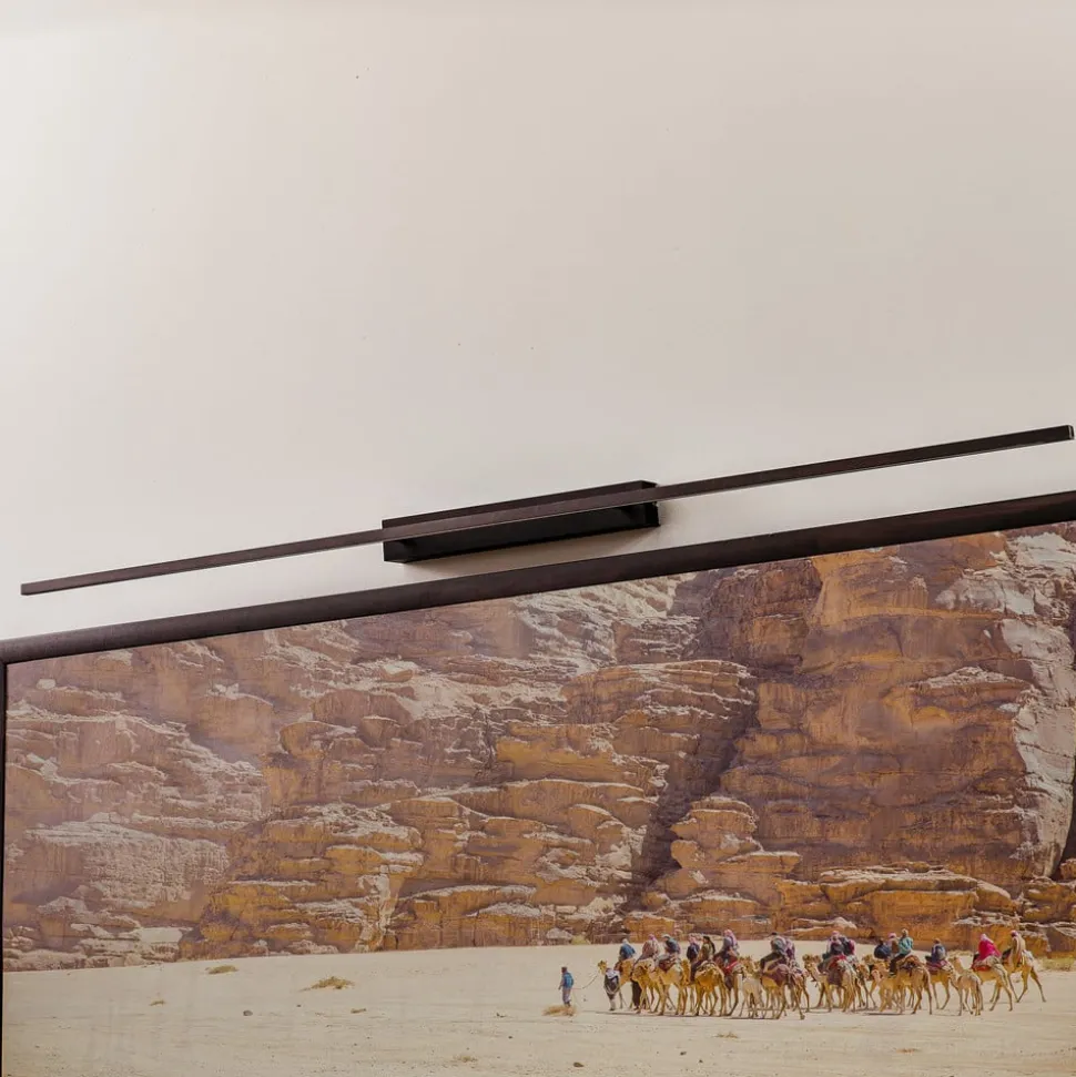 Quitani schilderij verlichting Tolu, zwart, lengte 158 cm