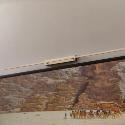 Quitani schilderij verlichting Tolu, nikkel, breedte 158 cm