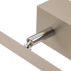 Quitani schilderij verlichting Tolu, nikkel, breedte 158 cm