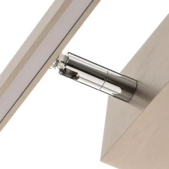 Quitani schilderij verlichting Tolu, nikkel, breedte 158 cm