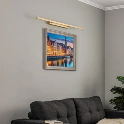 Quitani Talon LED schilderij verlichting messing geanodiseerd