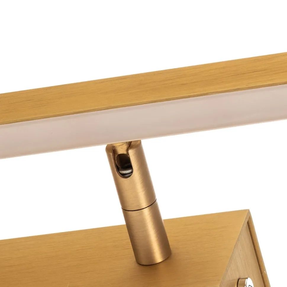 Quitani Talon LED schilderij verlichting messing geanodiseerd