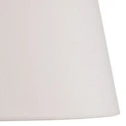 Quitani vloerlamp Reba, driepoot, chintz wit